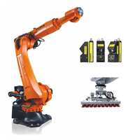 Robot industriel KUKA KR360 R2830 FORTEC, charge utile de 360 kg, longueur de bras de 2830 mm, répétabilité de 0,04 mm, manutention lourde, PLC