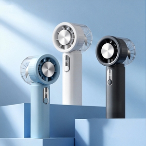 IMYCOO Portable LED Display Cooling High-Speed Mini Handheld Fan Rechargeable USB Battery Custom Logo Wearable Foldable Design