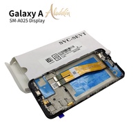 Téléphone mobile LCD d'origine pour Samsung A02s A025 Pièces détachées pour téléphone portable LCD avec cadres d'assemblage de remplacement et LCD Service Pack