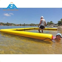 Aufblasbare Schwimmumrandung Riesiger Aufblasbarer Einhorn-Pool-Float Schwimmring mit Vollnetz Schwimmbecken-Zaun Super-Yacht