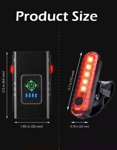 Customized Outdoor Riding Equipment USB Rechargeable ABS LED Waterproof IPX4 1000LM 6 Modes <b>Bicycle</b> <b>Light</b> Set - Product Image 4