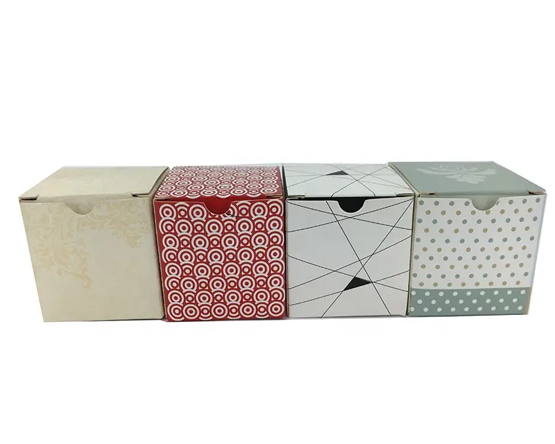 Kotak Cupcake Pernikahan Mini Desainer Kotak Cupcake Mini Lubang Tunggal Kotak Muffin Buatan Khusus