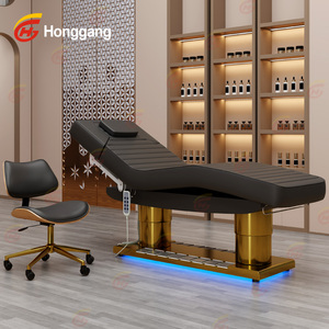 <span class=keywords><strong>Table</strong></span> <span class=keywords><strong>de</strong></span> <span class=keywords><strong>massage</strong></span> électrique plate réglable, stationnaire, professionnelle et très confortable pour esthéticiennes - Product Image 2