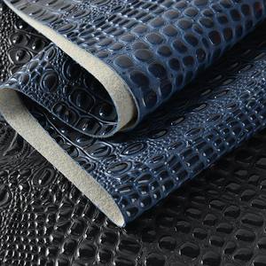 <span class=keywords><strong>Cuir</strong></span> synthétique PU PVC texturé imitation peau d'autruche et de crocodile de haute qualité pour canapé, vêtement et textile de maison extensible – Vente en gros - Product Image 3