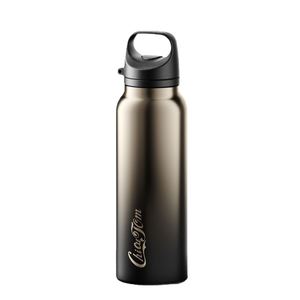Termo Moderno de Acero Inoxidable de 600 ml, Libre de BPA, a Prueba de Fugas, para Viajes, Auto, Deportes al Aire Libre, con Tapa de Apertura Rápida de un Botón - Product Image 1