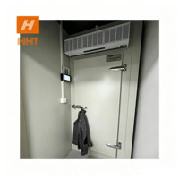 Porte de chambre froide commerciale coulissante simple pour congélateur, porte battante isolée pour chambre froide à viande, prix Malaisie