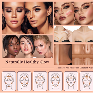 Rubor Mineral Vegano Libre de Crueldad Animal, Marca Privada, Logotipo Personalizado, Tinte para Mejillas y Labios, Maquillaje OEM, Barra de Rubor con <span class=keywords><strong>Brocha</strong></span> - Product Image 2