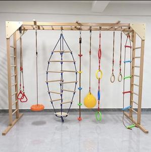 ชิงช้าไม้ในร่มสำหรับโรงเรียนอนุบาลสถานรับเลี้ยงเด็กการบำบัดสวนบ้านคลินิก - Product Image 2