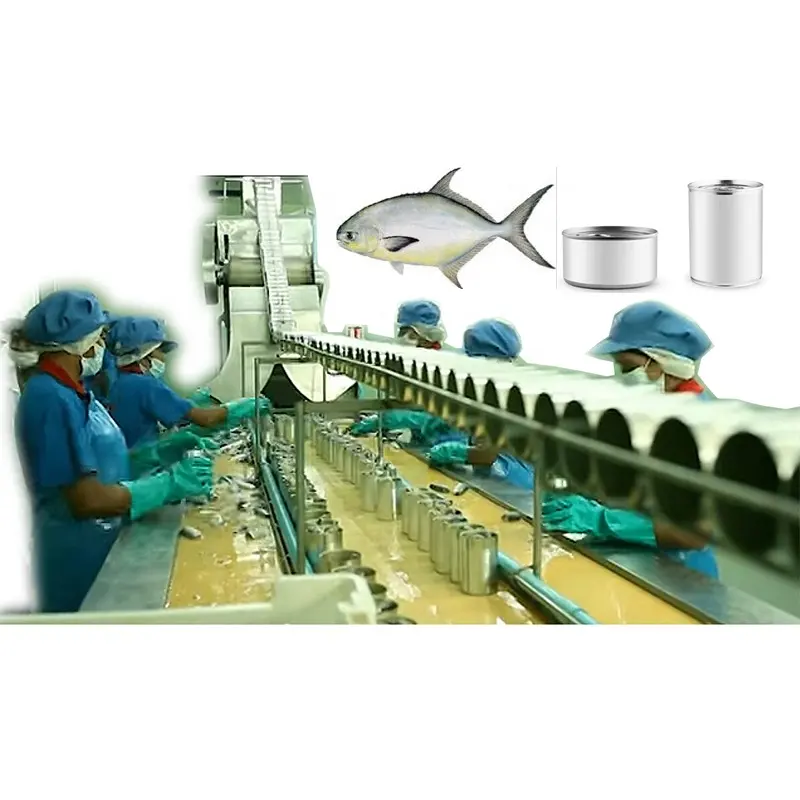 Leadworld – machine de fabrication de ligne de mise en conserve de poisson, de thon, de sarines, entièrement automatique