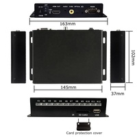 Boîtier vidéo 4K UHD de qualité commerciale pour affichage numérique LCD, lecteur multimédia publicitaire HDMI avec port série