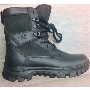 DSF74 PAP Leather Tactical <b>Boots</b> Waterproof Outdoor All Seasons <b>Black</b> Men <b>Work</b> <b>Boot</b> - Product Image 3