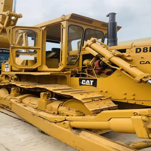 Bulldozer Caterpillar D8K d'occasion en bon état, moteur Cummins, boîte de vitesses, pompe, capacité de bulldozage de 10,3 m, livraison rapide disponible dès maintenant - Product Image 2