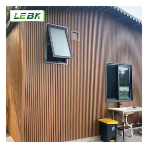 Panneau de revêtement mural extérieur en bois composite Wpc recyclé Panneau de revêtement mural extérieur en WPC co-extrudé pour intérieur extérieur - Product Image 1