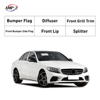 AMP-Z voiture Spoiler usine accessoires extérieurs lèvre avant arrière fenêtre latérale persienne couverture antibrouillard sourcils arrière diffuseur Spoilers