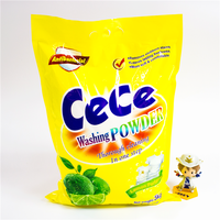 Lessive en poudre blanchissante écologique jetable très vendue en Chine pour vêtements, parfum citron, échantillon gratuit, emballage personnalisé