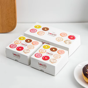 Caja Transparente para Pasteles, para Empacar Brownies, Bento, Mini Caja <span class=keywords><strong>de</strong></span> Cartón Innovadora para Té <span class=keywords><strong>de</strong></span> la Tarde con Compartimento - Product Image 2