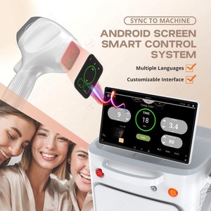 Máy triệt lông <span class=keywords><strong>laser</strong></span> diode Seaheart4000W Android 4 sóng, kích thước điểm <span class=keywords><strong>laser</strong></span> có thể thay đổi, công nghệ Ice Titanium, bước sóng 755nm 808nm 940nm 1064nm - Product Image 1