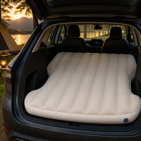 Colchón Inflable para Auto Tesla Modelo Y, Colchoneta de PVC Flocado Autoinflable con Bomba Eléctrica para SUV, Camping y Viajes por Carretera