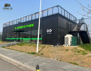 Contenedor <span class=keywords><strong>de</strong></span> acero modular prefabricado <span class=keywords><strong>de</strong></span> dos pisos DYCE1, diseño <span class=keywords><strong>de</strong></span> paquete plano para uso en exteriores, <span class=keywords><strong>material</strong></span> <span class=keywords><strong>de</strong></span> panel sándwich - Product Image 2