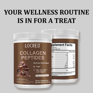 Poudre de collagène peptidique saveur chocolat pour la santé des cheveux, des articulations, de la peau et des ongles, OEM/ODM, la plus vendue - Product Image 6