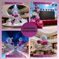 Boules à miroir gonflables sphère PVC grand ballon miroir réfléchissant grande boule brillante pour la décoration d'événements de fête de mariage de Noël Disco