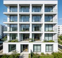 Edificios de Apartamentos de Diseño Moderno de 5/4/3/2 Pisos, Estructura de Acero Prefabricado, Hoteles, Salones, Garajes, Centros Comerciales, Tiendas, Oficinas