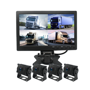 10 pollici monitor 4 Canali AHD Auto/Bus/Camion/Veicoli di Visione Notturna 9-36V ampia tensione AHD Sistema di Sostegno della Macchina Fotografica D'inversione