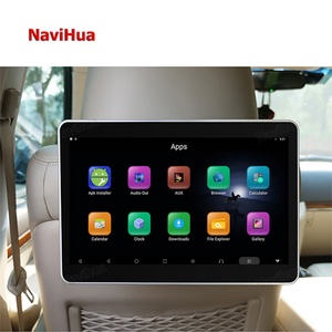 Navihua Android Back Rear Seat Entertainment LCD Headrests Screen Landcruiser Car Headrest Monitor Universal Car Radio - Product Image 3