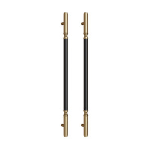 Manija Minimalista de Acero Inoxidable para Puerta de Vidrio, para Puerta Corredera de Madera Sólida de Doble Apertura, Accesorios de Tirador para Puerta Doble - Product Image 4