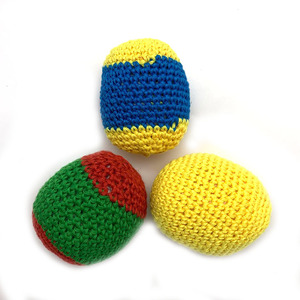 Ballon de jonglage en tricot avec logo personnalisé pour la promotion - Product Image 4