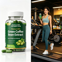 Extracto de Café Verde Premium con 50% de Ácidos Clorogénicos para la Pérdida de Peso Natural, Suplementos Quemagrasas
