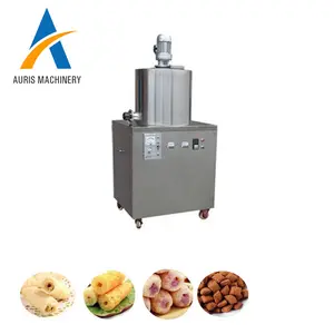 Multifunctional composite expanded food production line crisp cheese puff balls maize popping making machine