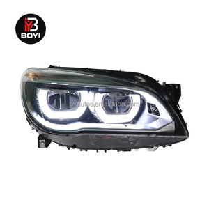 Phares LED pour Série 7 F01 F02 2009 <span class=keywords><strong>2010</strong></span> 2011 2012 2013 2014 2015, feux de jour avant modifiés, phare avant entièrement LED - Product Image 2