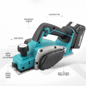 <span class=keywords><strong>Raboteuse</strong></span> <span class=keywords><strong>électrique</strong></span> portative pour le travail du bois, moteur sans balais 21V 15000 tr/min, défonceuse sans fil, outil de fraisage, gravure et rainurage - Product Image 5