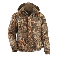 Veste d'hiver personnalisée pour canard sauvagine chasse polaire Softshell rembourré isolé imperméable respirant Camouflage imprimé