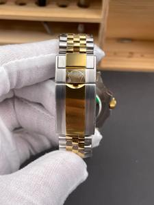 Montre mécanique automatique classique avec calendrier perpétuel, cadran à aiguilles, bracelet en acier inoxydable, design de lunette GMT, par Cleaning Factory - Product Image 3