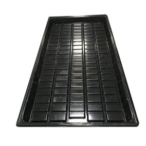 Bandejas de plástico ABS para cultivo, mesa de cultivo y mesa de flujo, sistema hidropónico, color blanco y negro, 2x4 4x4 4x8