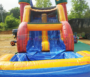 Thương mại cấp trẻ em inflatables lâu đài bouncy nhảy Bouncer <span class=keywords><strong>Grand</strong></span> Slam Cung điện trả lại Nhà trượt nước - Product Image 4