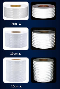 2-Zoll-retro reflektierende Auto-Radstreifen-Aufkleber Weißgold 3M Eco-Solvent Printed Reflective Series 610 - Product Image 6