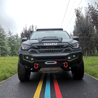 Dmax Steel Heavy Duty 4x4 Offroad Accessoires Led Lights Front Bull bar Treuil Pare-chocs Brosse Guard avec Winch bar