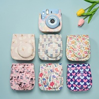 Estuche Protector de Cuero PU de Primera Calidad, Impermeable, con Diseño Lindo y Mini, para Cámaras Instax Mini8/9/11/12/13, Marca Lerp&Premium