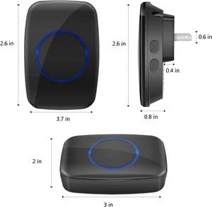 Timbre Digital Inalámbrico para Vehículos Recreativos, Alcance de 300M, Resistente al Agua A10, 60 Tonos de Llamada, Funciona con Batería, para Uso en Casa y RV - Product Image 5
