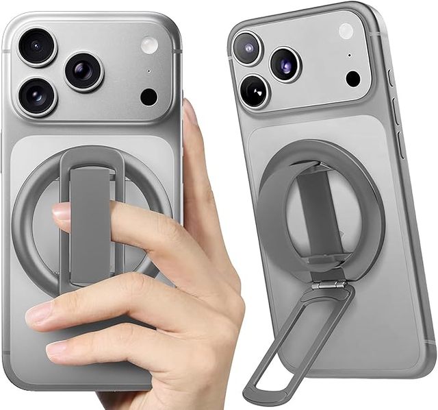 Protect Your Fingers Liquid Silicone Magnetic Phone Ring Holder Enhanced N52 Magnets 360 Rotation Foldable Grip Kickstand