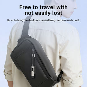 สายชาร์จโทรศัพท์แบบพับได้ รุ่นใหม่มาแรง พร้อมจอ LED แสดงผล ขนาด 65W 27W สายแบนถัก 0.2 เมตร สายคล้องพวงกุญแจอเนกประสงค์ 4 in 1 สายดาต้า USB C สำหรับ iPhone 15 Pro Max - Product Image 3