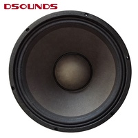 Haut-parleur haute puissance sub woofer 18 pouces avec haut-parleur de basse à bobine 5 pouces pour système audio professionnel
