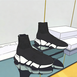 Zapatillas deportivas de diseño de alta calidad para dropshipping, zapatillas de running de moda, zapatillas de caña alta tipo calcetín, zapatillas deportivas ligeras de malla para hombre y mujer - Product Image 1