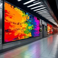 Écran LED d'intérieur HD de différentes tailles (P1.56 P1.86 P2.5 P2.6 P2.98) Mur d'affichage numérique LED