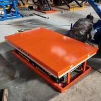 Plateforme élévatrice à ciseaux hydraulique fixe résistante à la rouille, table élévatrice stationnaire pour le nivellement des charges