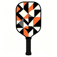Raquette de pickleball professionnelle R Koda Honeycomb, surface texturée, légère, portable, réduction des vibrations, utilisation en compétition, personnalisable
