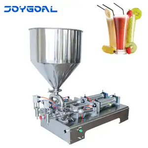 Double Single Heads Pneumatic Honey paste cream Ointment lotion Semi automatic liquid paste filling machine for food cosmetic